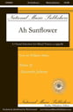 Ah Sunflower SATB choral sheet music cover